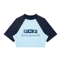 Daily fusion Women’s colour Block Raglan Crop T-Shirt