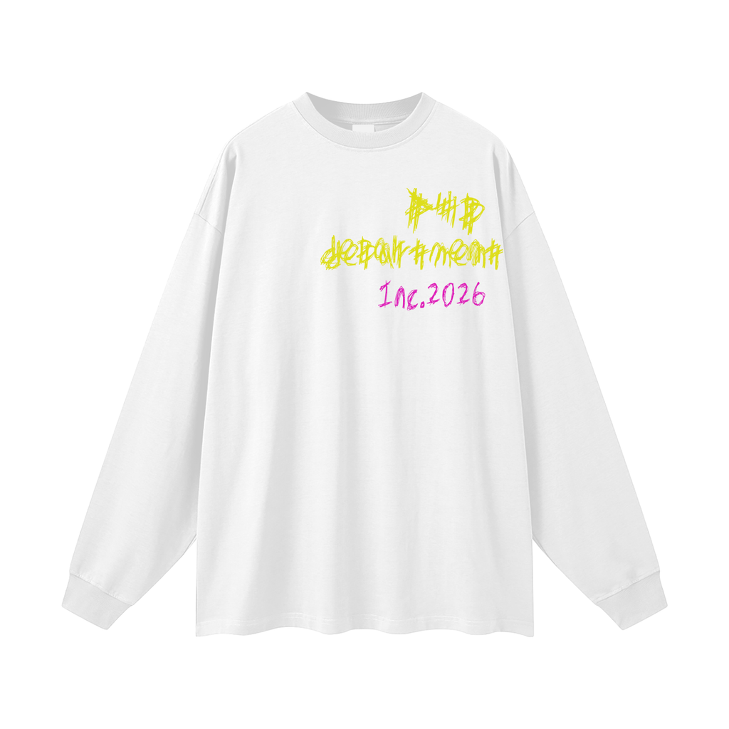 Daily fusion Oversized Unisex Long Sleeve T-Shirt