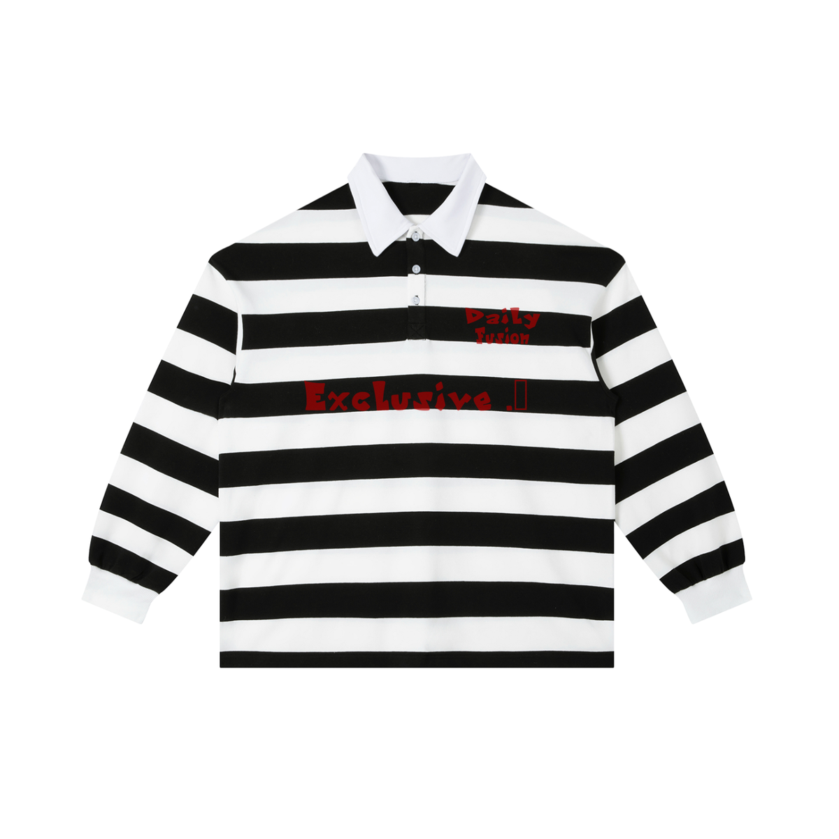 Daily fusion Exclusive 4 Colour Block Stripe Polo Shirt