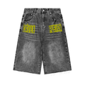 Daily fusion Men’s Vintage Wide Leg Denim Shorts