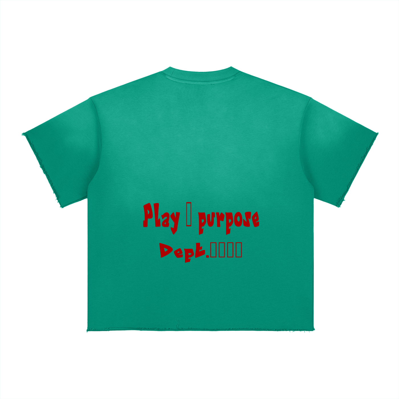 Daily fusion Sun Fade Raw Edge T-Shirt