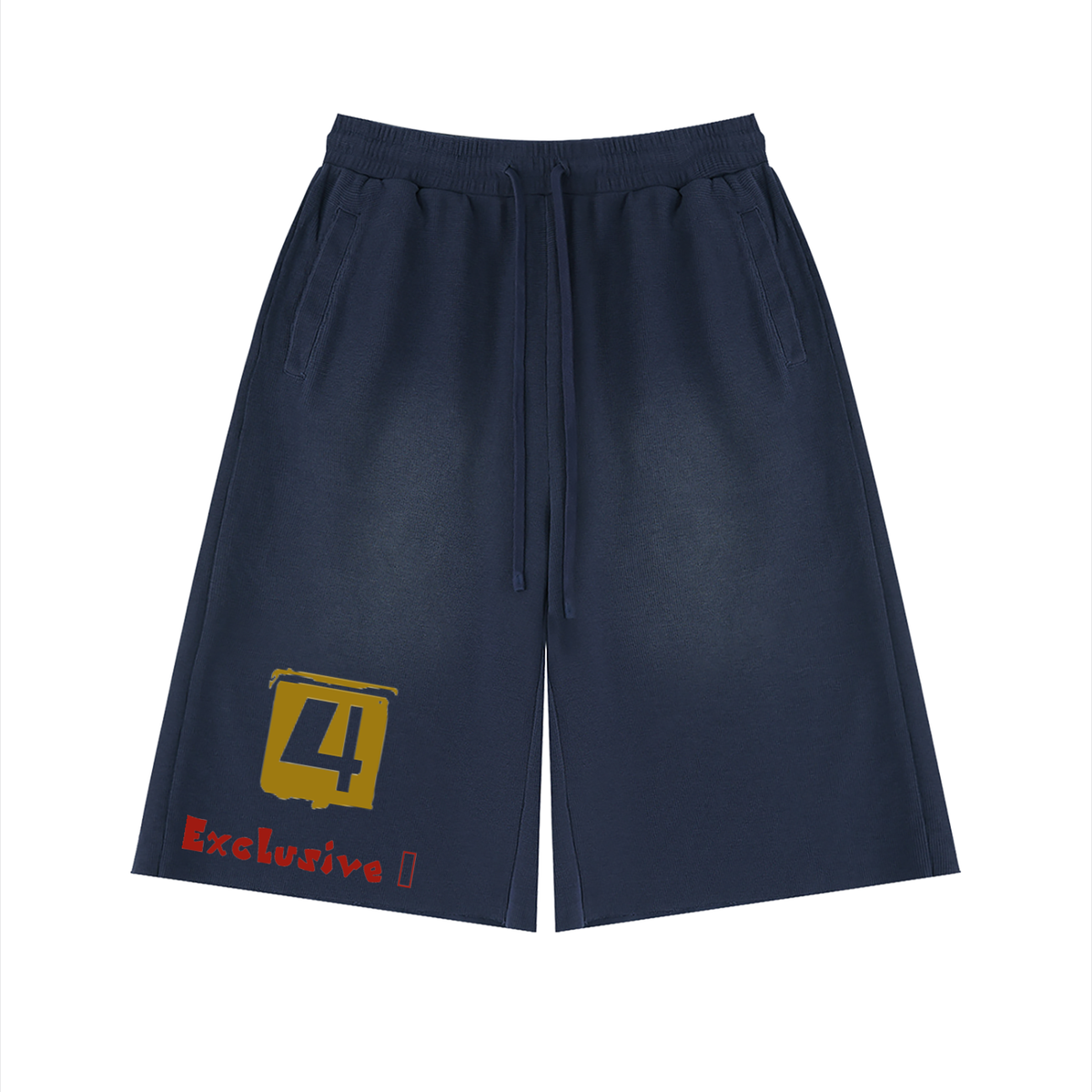 Daily Fusion Unisex Sunfade Raw Edge Shorts