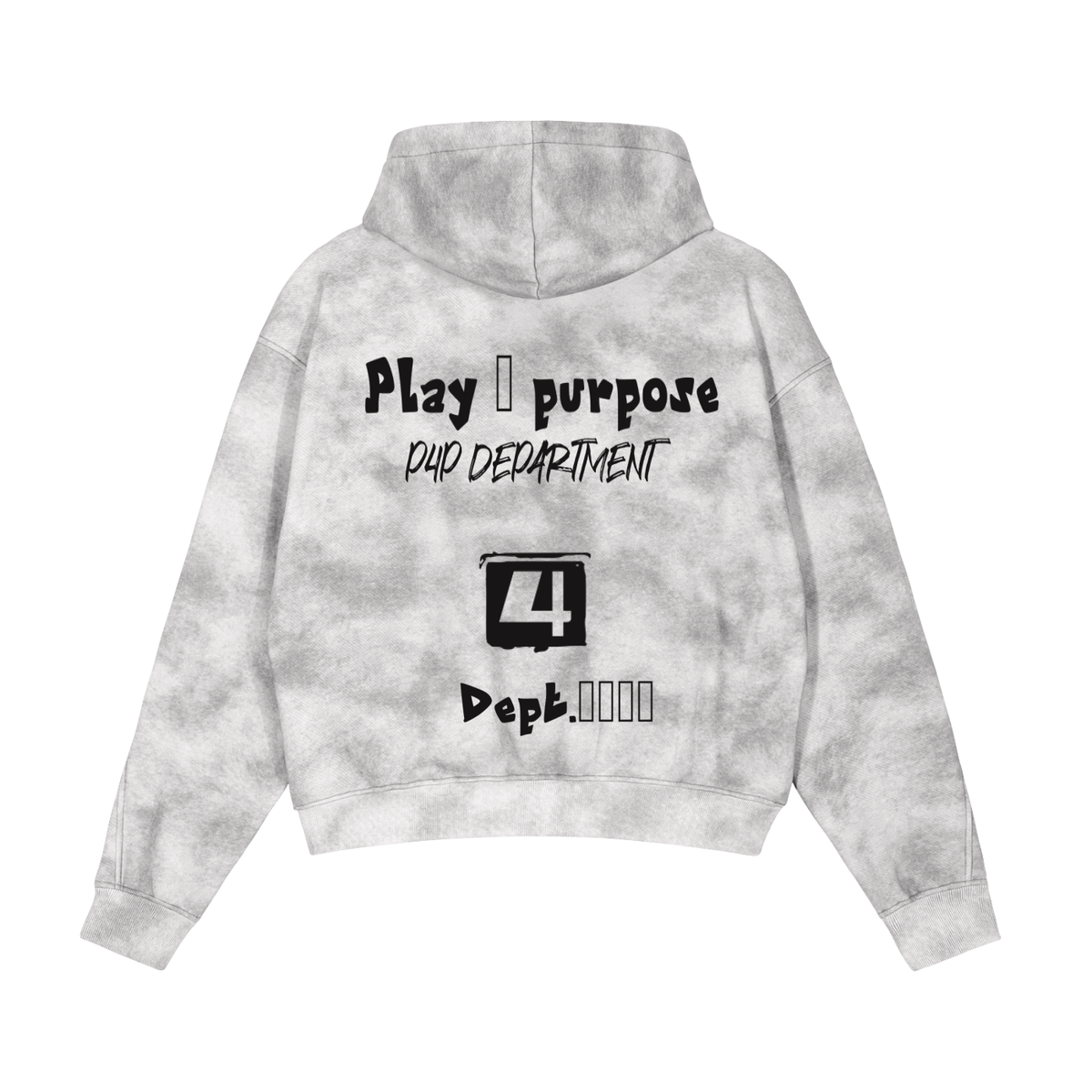 Daily fusion Dirty Washed Zip-Up Fleece Hoodie