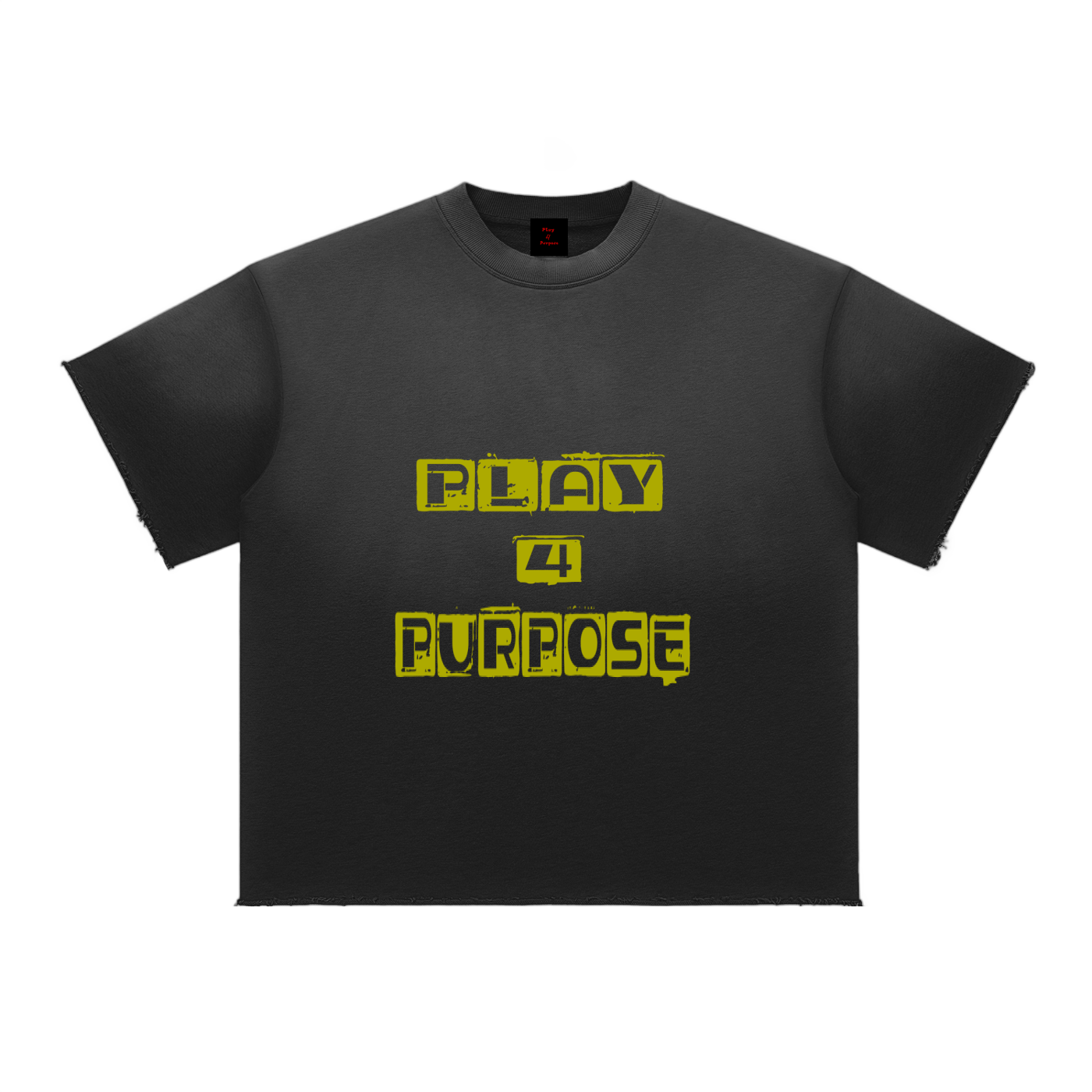 Daily fusion Sun Fade Raw Edge T-Shirt