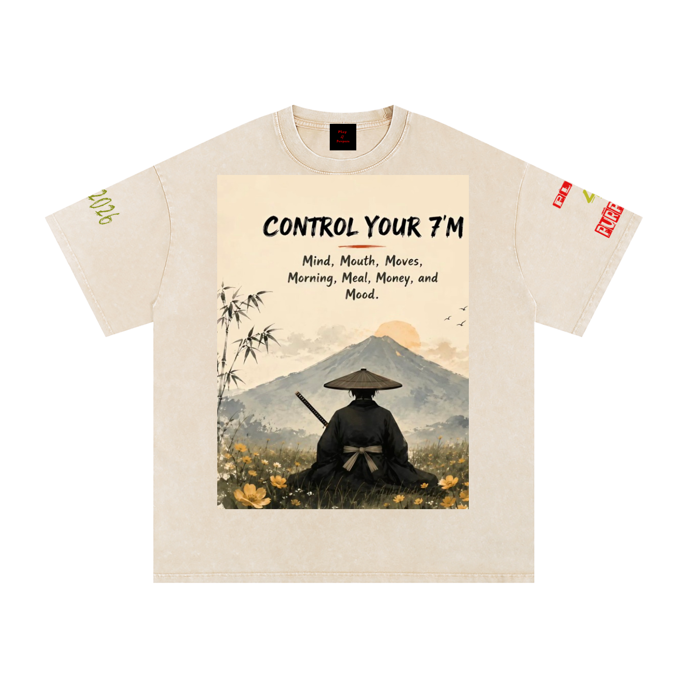 Daily fusion Snow Washed Oversized Cotton T-Shirt