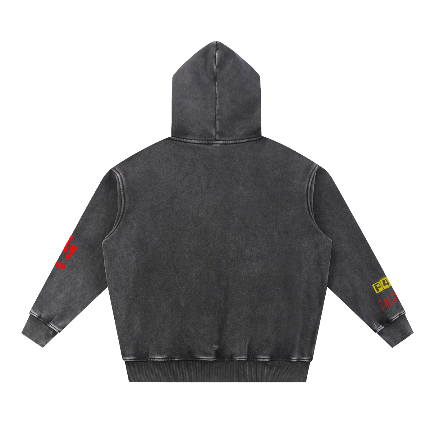 Daily Fusion Snow Wash Fleece Oversize Hoodie