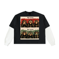 Daily fusion Exclusive Layered Contrast Sleeve Cotton T-Shirt